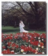 Bride on Cuneo Grounds